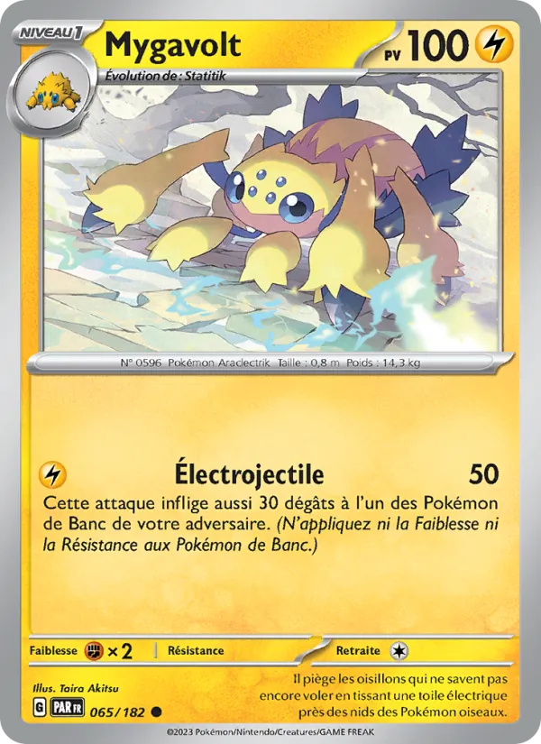 Mygavolt 65/182 — EV04 – Faille Paradoxe — Carte Pokémon française