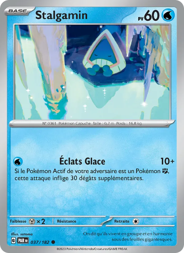 Stalgamin 37/182 — EV04 – Faille Paradoxe — Carte Pokémon française
