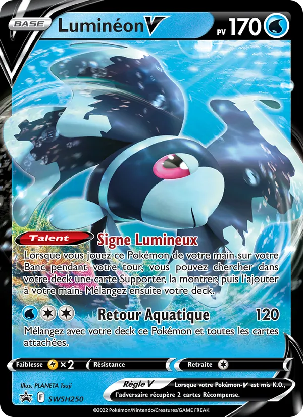 Luminéon V SWSH250/307 — SWSHP – Promo SWSH — Carte Pokémon française