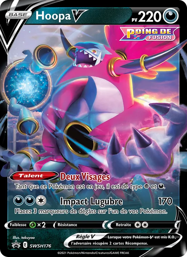 Hoopa V SWSH176/307 — SWSHP – Promo SWSH — Carte Pokémon française