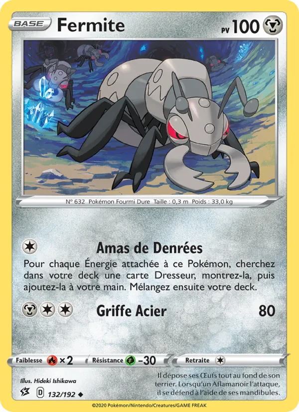 Fermite 132/192 — EB02 – Clash des Rebelles — Carte Pokémon française