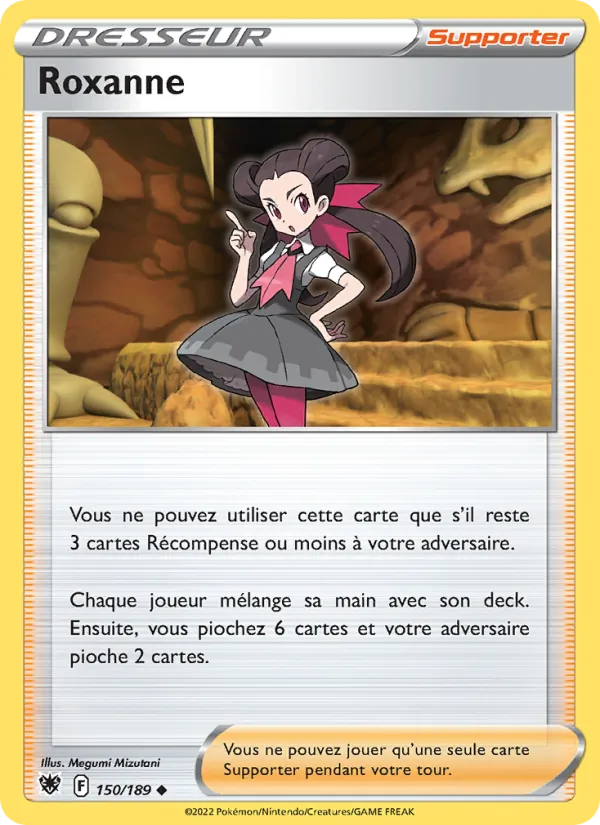 Roxanne 150/189 — EB10 – Astres Radieux — Carte Pokémon française