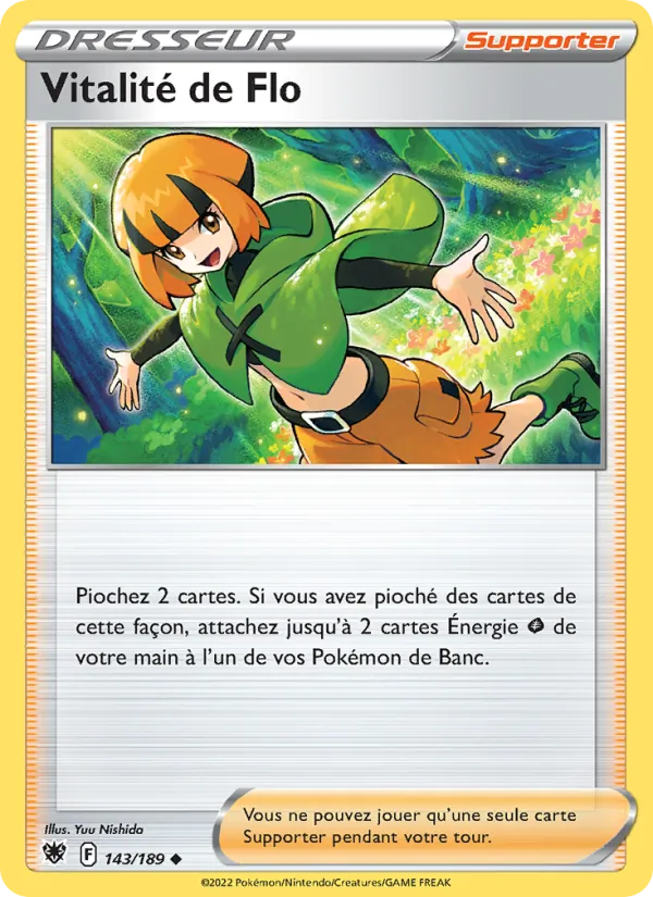 Vitalité de Flo 143/189 — EB10 – Astres Radieux — Carte Pokémon française
