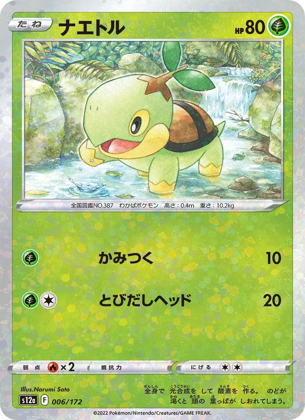 Tortipouss 6/172 — S12a – VSTAR Universe — Carte Pokémon japonaise