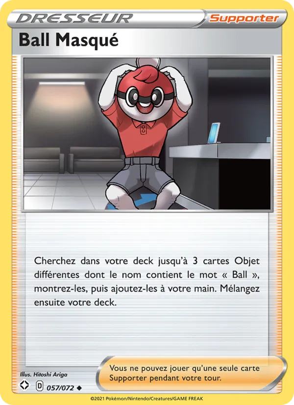 Ball Masqué 57/72 — EB04.5 – Destinées Radieuses — Carte Pokémon française