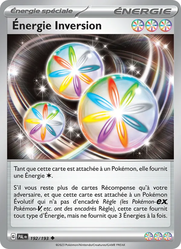 Énergie Inversion 192/193 — EV02 – Évolutions à Paldea — Carte Pokémon française