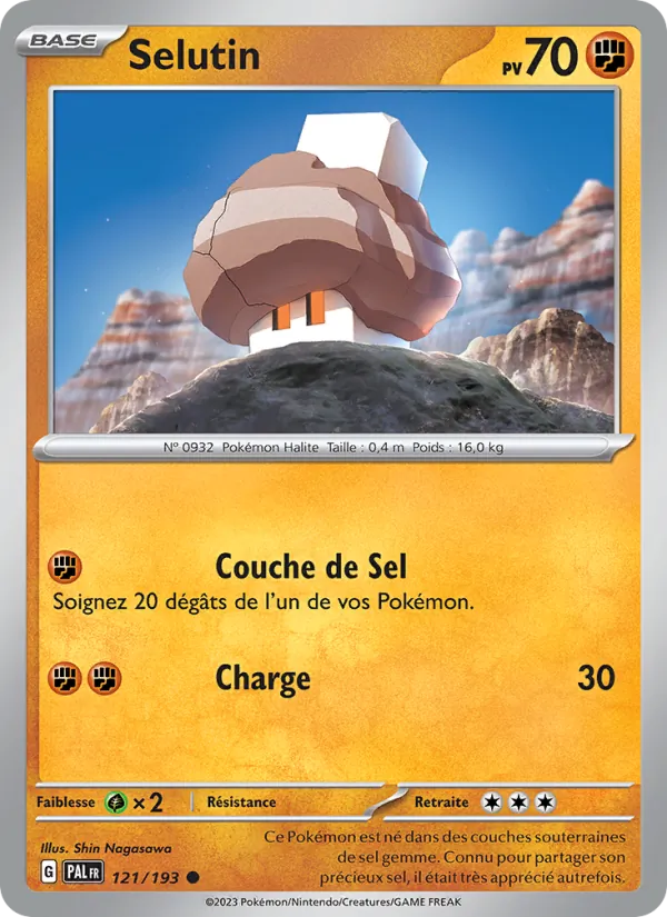 Selutin 121/193 — EV02 – Évolutions à Paldea — Carte Pokémon française
