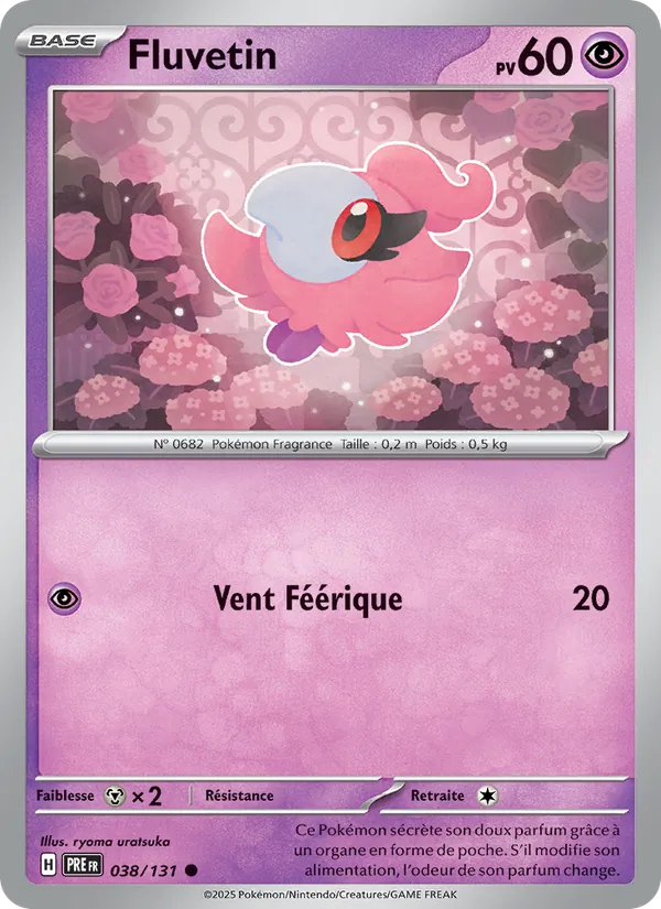 Fluvetin 38/131 — EV08.5 – Évolutions Prismatiques — Carte Pokémon française