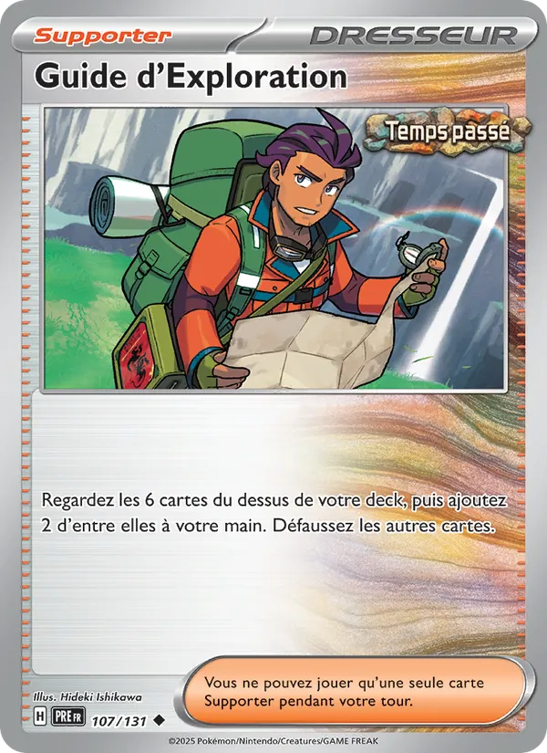 Guide d'Exploration 107/131 — EV08.5 – Évolutions Prismatiques — Carte Pokémon française