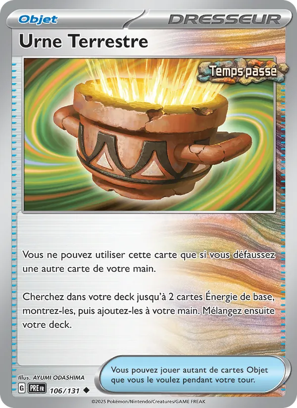 Urne Terrestre 106/131 — EV08.5 – Évolutions Prismatiques — Carte Pokémon française