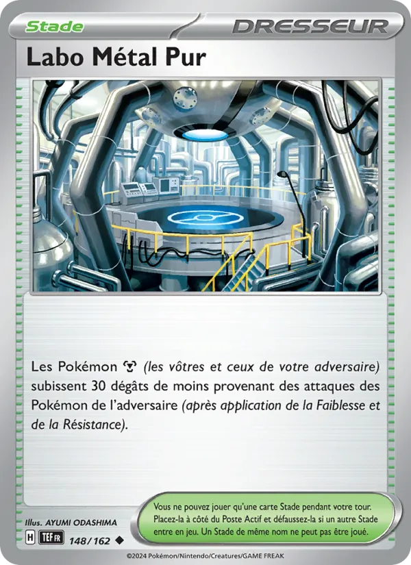 Labo Métal Pur 148/162 — EV05 – Forces Temporelles — Carte Pokémon française