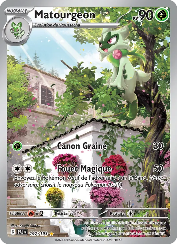 Matourgeon 197/193 — EV02 – Évolutions à Paldea — Carte Pokémon française