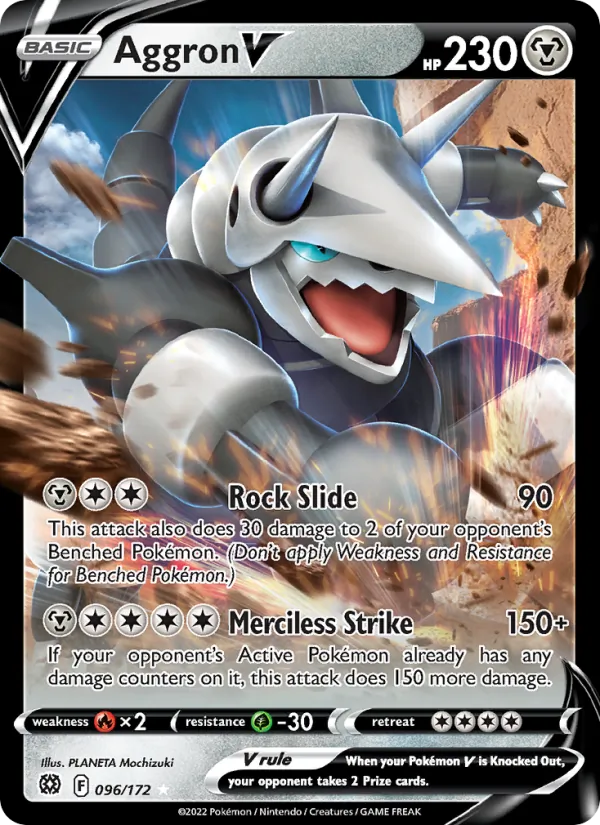 Galeking V 96/172 — SWSH9 – Brilliant Stars — Carte Pokémon anglaise