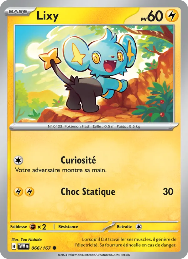 Lixy 66/167 — EV06 – Mascarade Crépusculaire — Carte Pokémon française