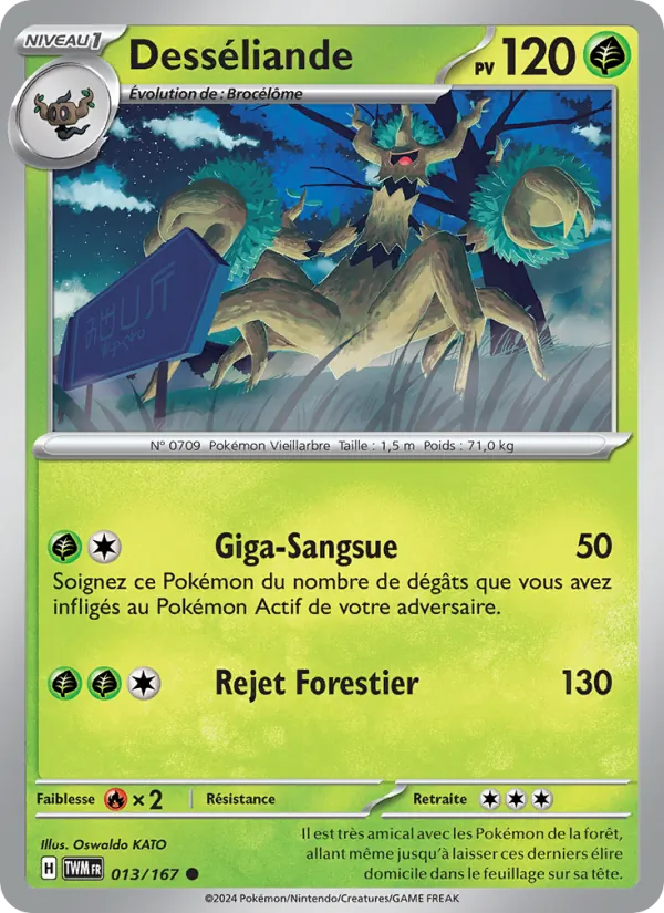 Desséliande 13/167 — EV06 – Mascarade Crépusculaire — Carte Pokémon française