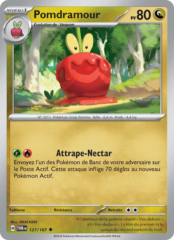Pomdramour 127/167 — EV06 – Mascarade Crépusculaire — Carte Pokémon française
