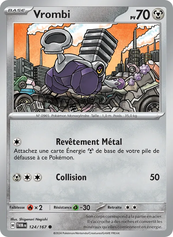 Vrombi 124/167 — EV06 – Mascarade Crépusculaire — Carte Pokémon française