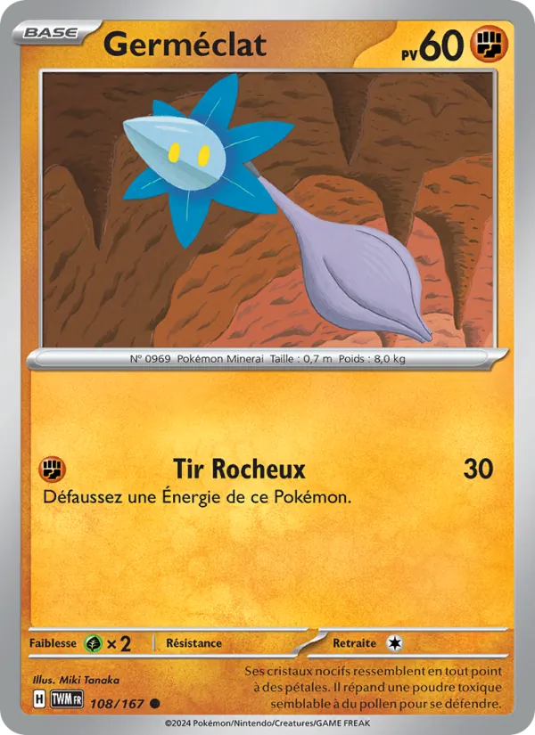 Germéclat 108/167 — EV06 – Mascarade Crépusculaire — Carte Pokémon française