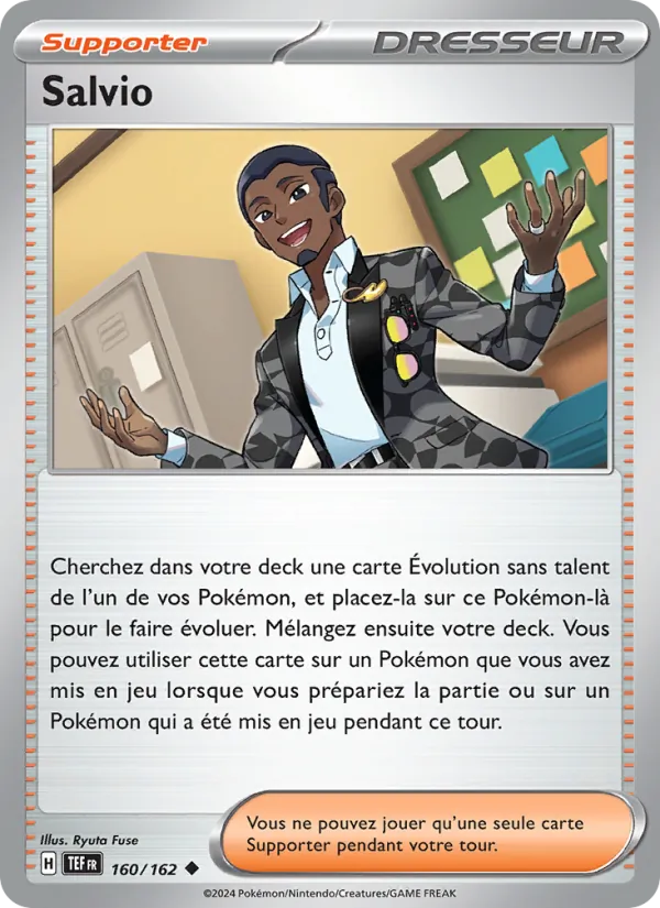 Salvio 160/162 — EV05 – Forces Temporelles — Carte Pokémon française