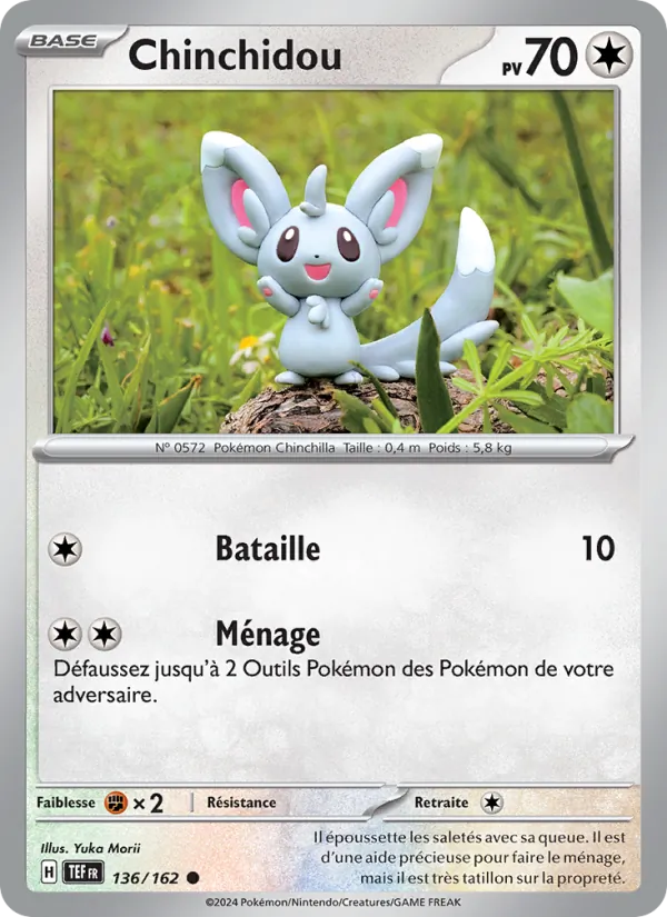 Chinchidou 136/162 — EV05 – Forces Temporelles — Carte Pokémon française
