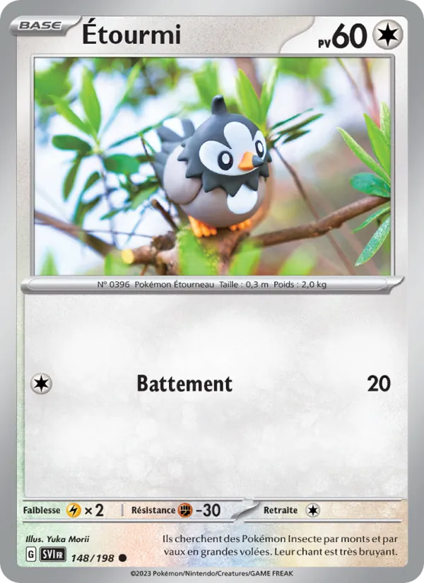 Étourmi 148/198 — EV01 – Écarlate et Violet — Carte Pokémon française