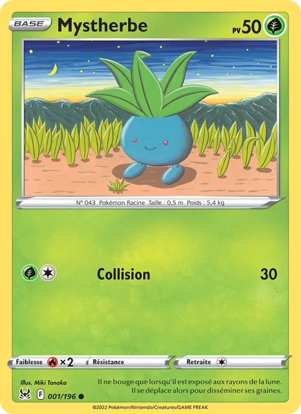 Mystherbe 1/196 — EB11 — Origine Perdue — Carte Pokémon française