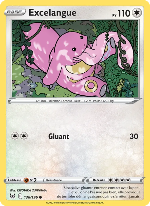Excelangue 138/196 — EB11 — Origine Perdue — Carte Pokémon française