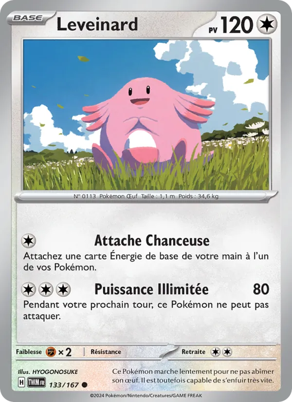 Leveinard 133/167 — EV06 – Mascarade Crépusculaire — Carte Pokémon française