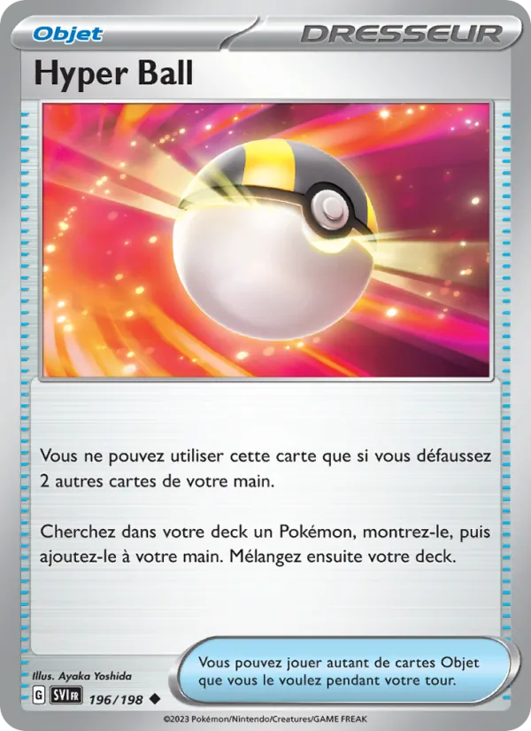 Hyper Ball 196/198 — EV01 – Écarlate et Violet — Carte Pokémon française