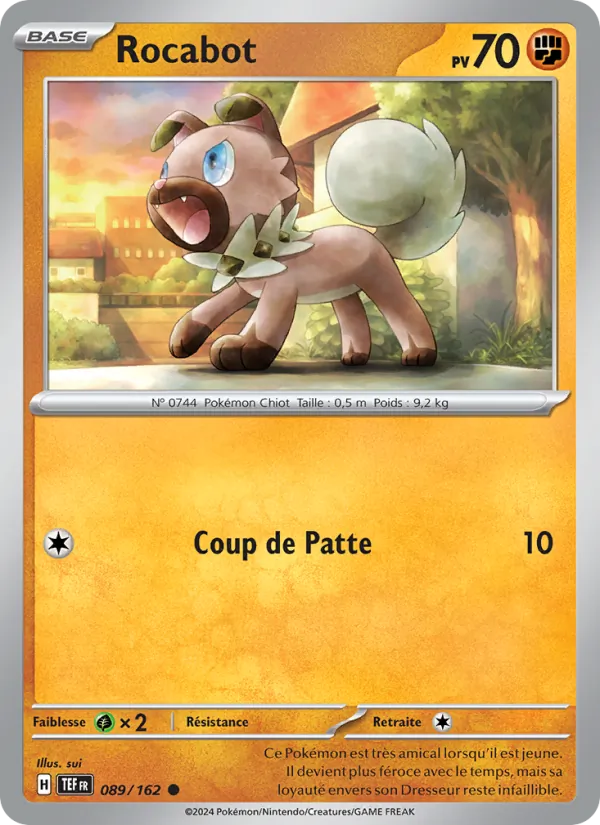 Rocabot 89/162 — EV05 – Forces Temporelles — Carte Pokémon française