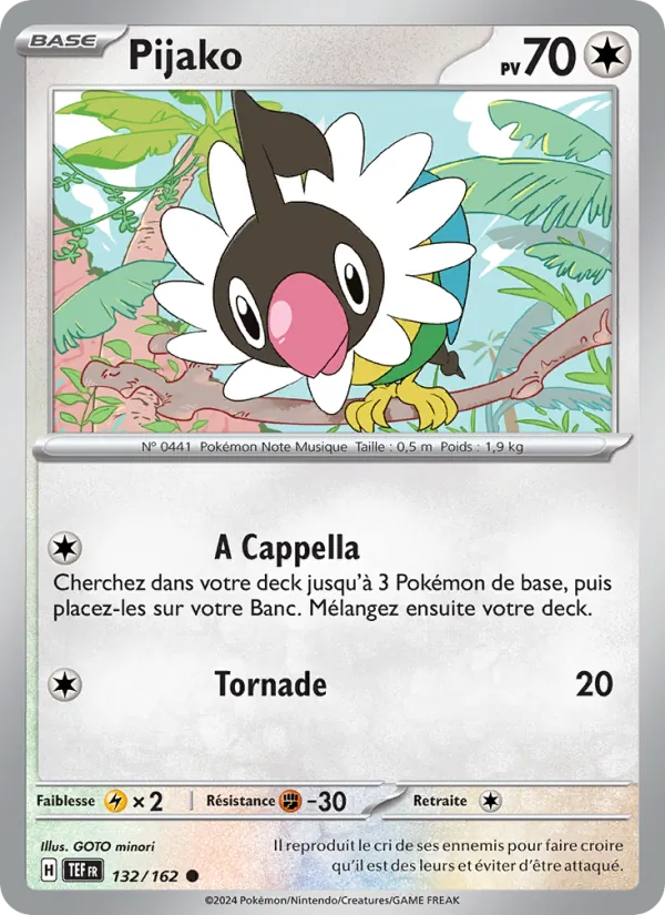 Pijako 132/162 — EV05 – Forces Temporelles — Carte Pokémon française