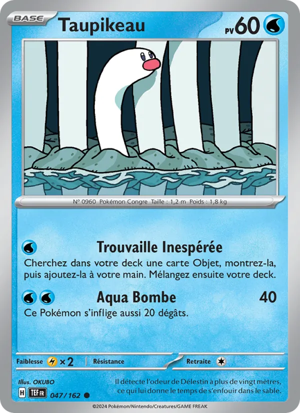 Taupikeau 47/162 — EV05 – Forces Temporelles — Carte Pokémon française