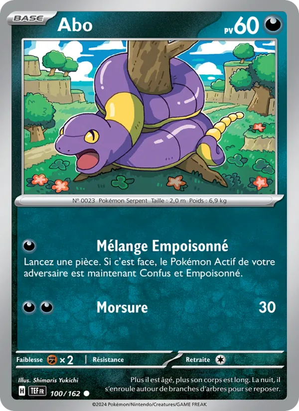 Abo 100/162 — EV05 – Forces Temporelles — Carte Pokémon française