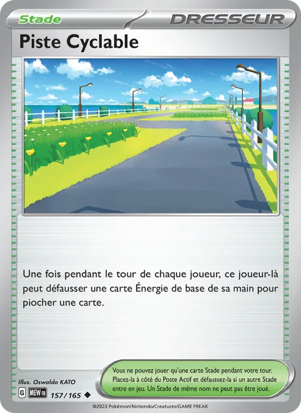 Piste Cyclable 157/165 — EV03.5 — 151 — Carte Pokémon française