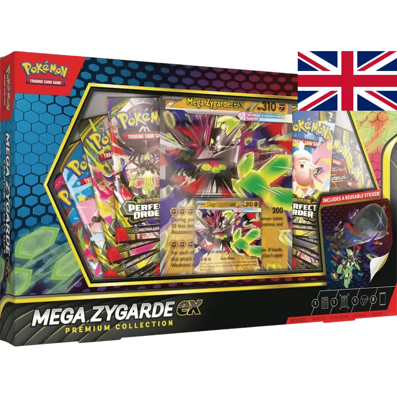 Coffret Pokémon Mega Zygarde ex Premium Collection – Anglais