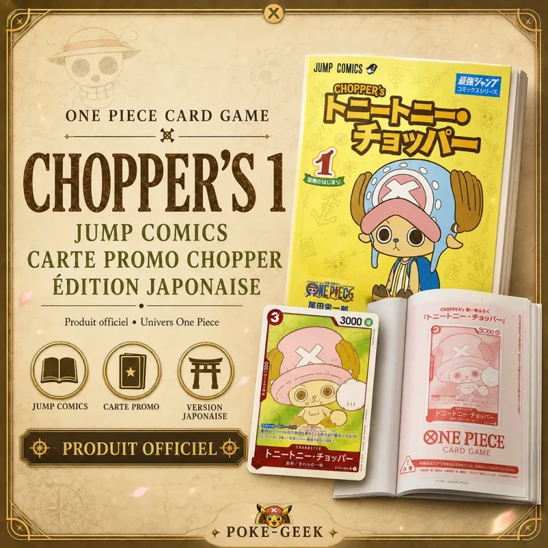 ONE PIECE CHOPPER’s 1 – Carte Promo Chopper – One Piece Card Game JPN