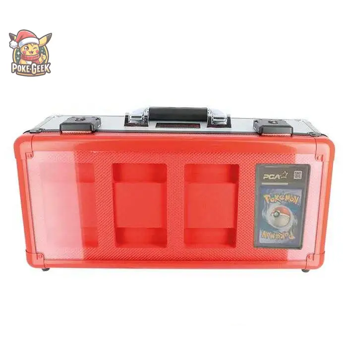 Phoenix Shield – Valise Rouge & Noire pour 44 Cartes Gradées PCA