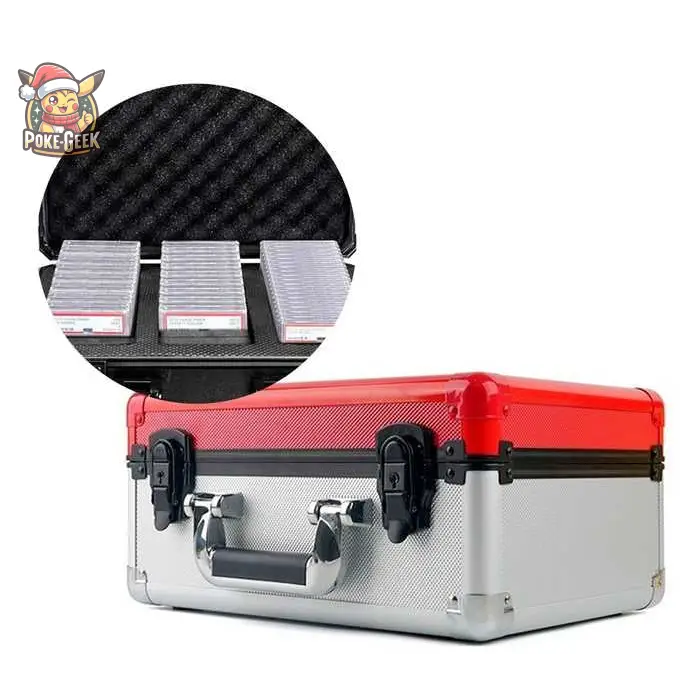Valisette Phoenix Shield – 42 Cartes Gradées – Rouge & Blanc