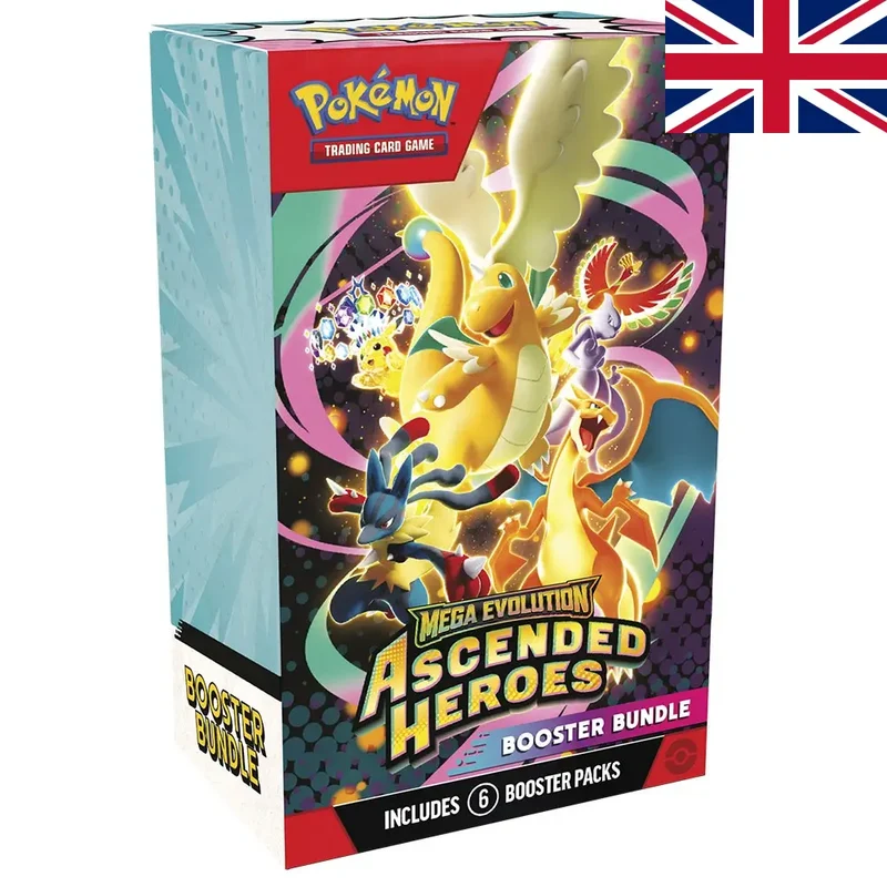 Pokémon TCG: Mega Evolution—Ascended Heroes Booster Bundle (6 Boosters) – Anglais