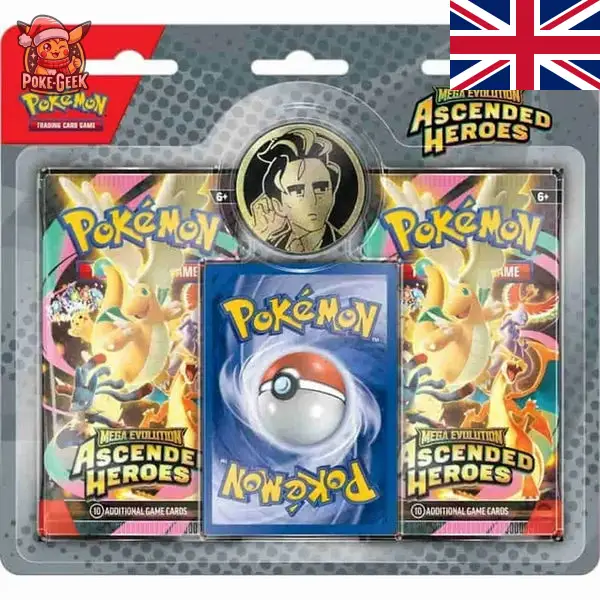 Pokémon TCG : Méga-Évolution – Ascended Heroes | Blister 2 Boosters Anglais