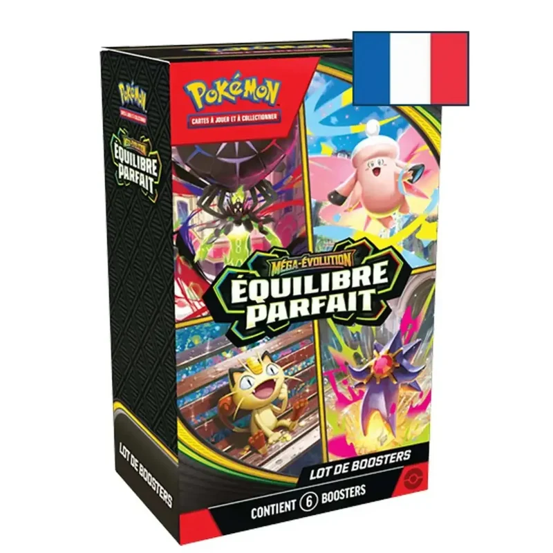 Pokémon Bundle Équilibre Parfait ME03 – 6 Boosters – Français