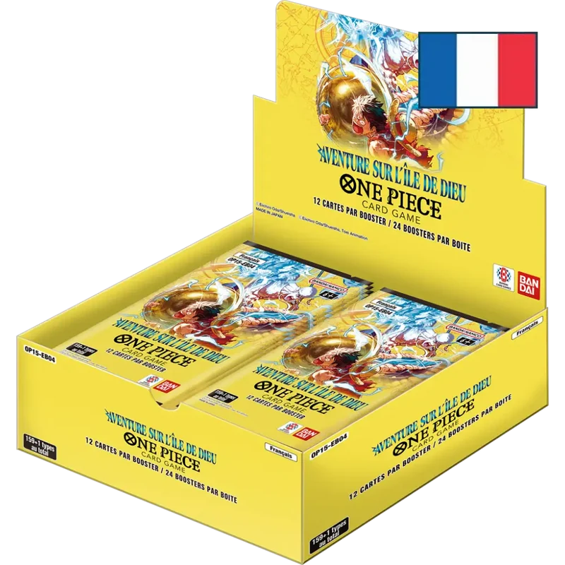 Display OP-15 Aventure sur l’Île de Dieu One Piece Card Game FR
