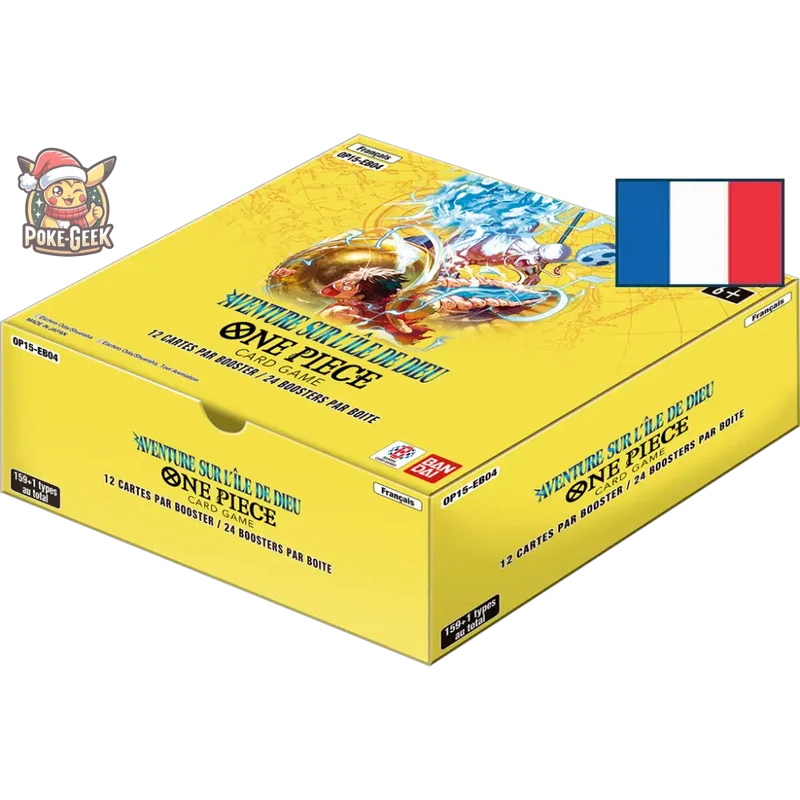 Display OP-15 Aventure sur l’Île de Dieu One Piece Card Game FR
