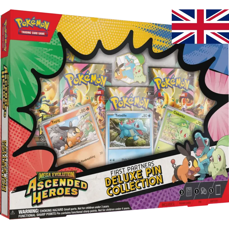 Pokémon TCG : Mega Evolution – Ascended Heroes Deluxe Pin Collection First Partners EN