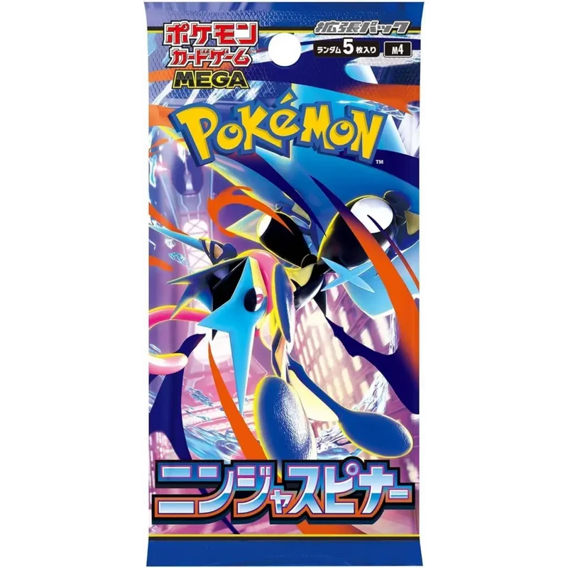 Booster Pokémon M4 – Ninja Spinner – Méga-Évolutions – Japonais