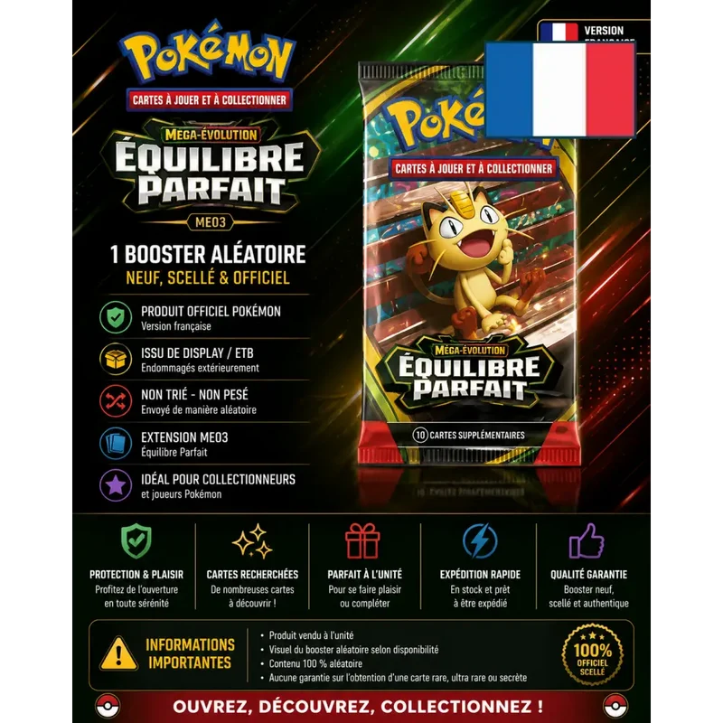 Booster Pokémon Équilibre Parfait ME03 – Français