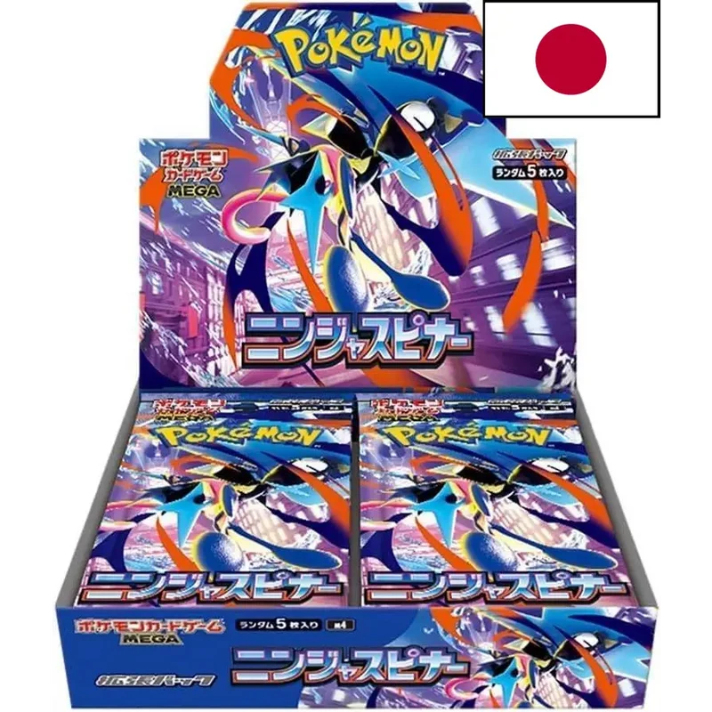Display Pokémon Ninja Spinner M4 Japonais – Boîte de 30 Boosters
