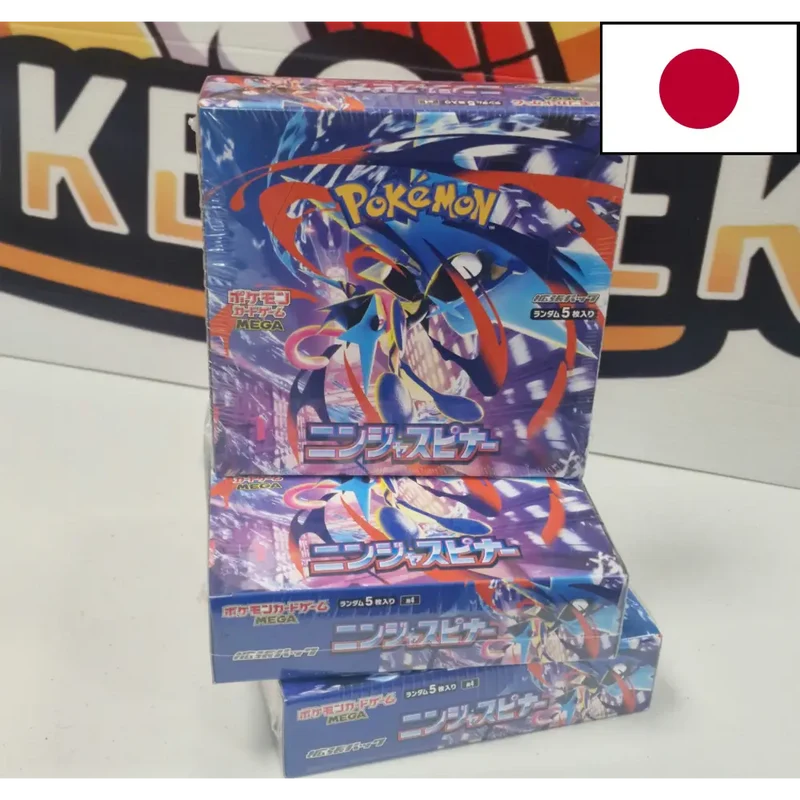 Display Pokémon Ninja Spinner M4 Japonais – Boîte de 30 Boosters