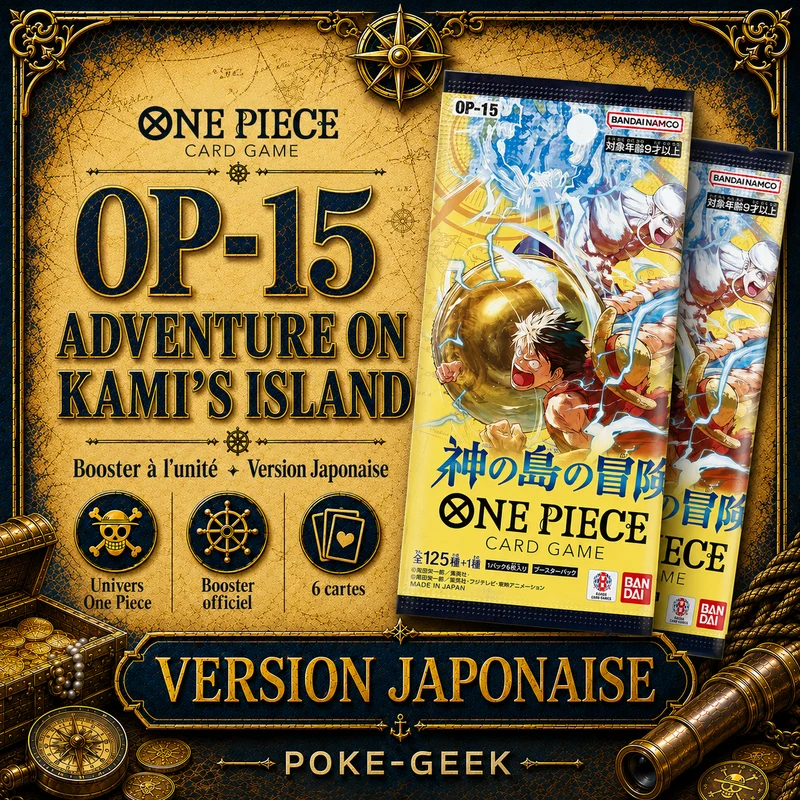 Booster One Piece Card Game OP-15 – Adventure on Kami’s Island (Japonais)