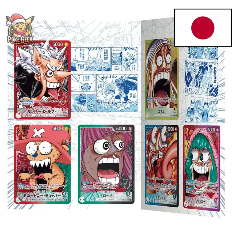 Livret Promo Base Shop Limited vol.1 – One Piece Card Game – 6 Cartes Exclusives – Japonais